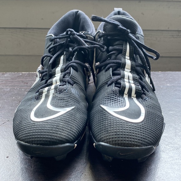 Nike CV0584-001 Alpha Menace 3 Shark Men’s Black White Football Cleats Size 11W - Picture 4 of 12